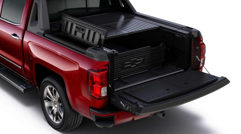 back of pickup truck with Pendaliner and ram boxes