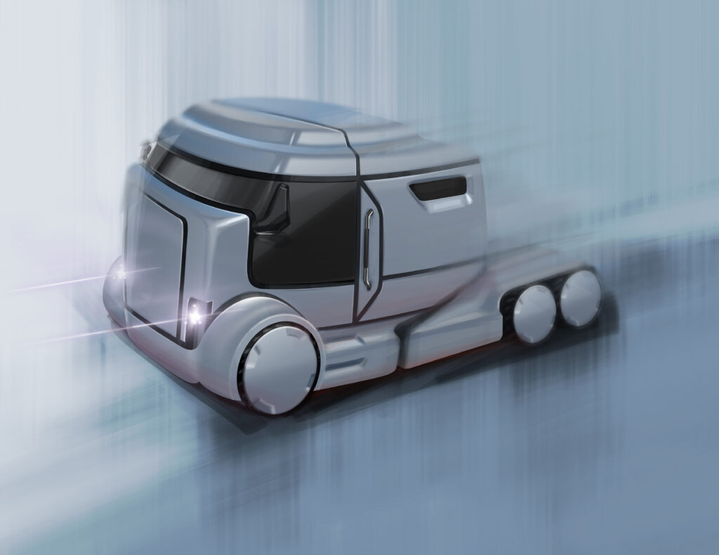 render of heavy truck