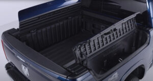 Ram box installed in a truck